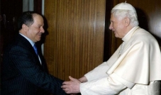 الرئيس مسعود بارزاني يزور الفاتيكان