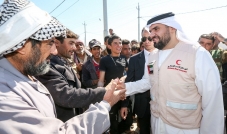 حسين الجسمي يزور رئيس مجلس الوزراء ومخيّمات النازحين العراقيين في أربيل